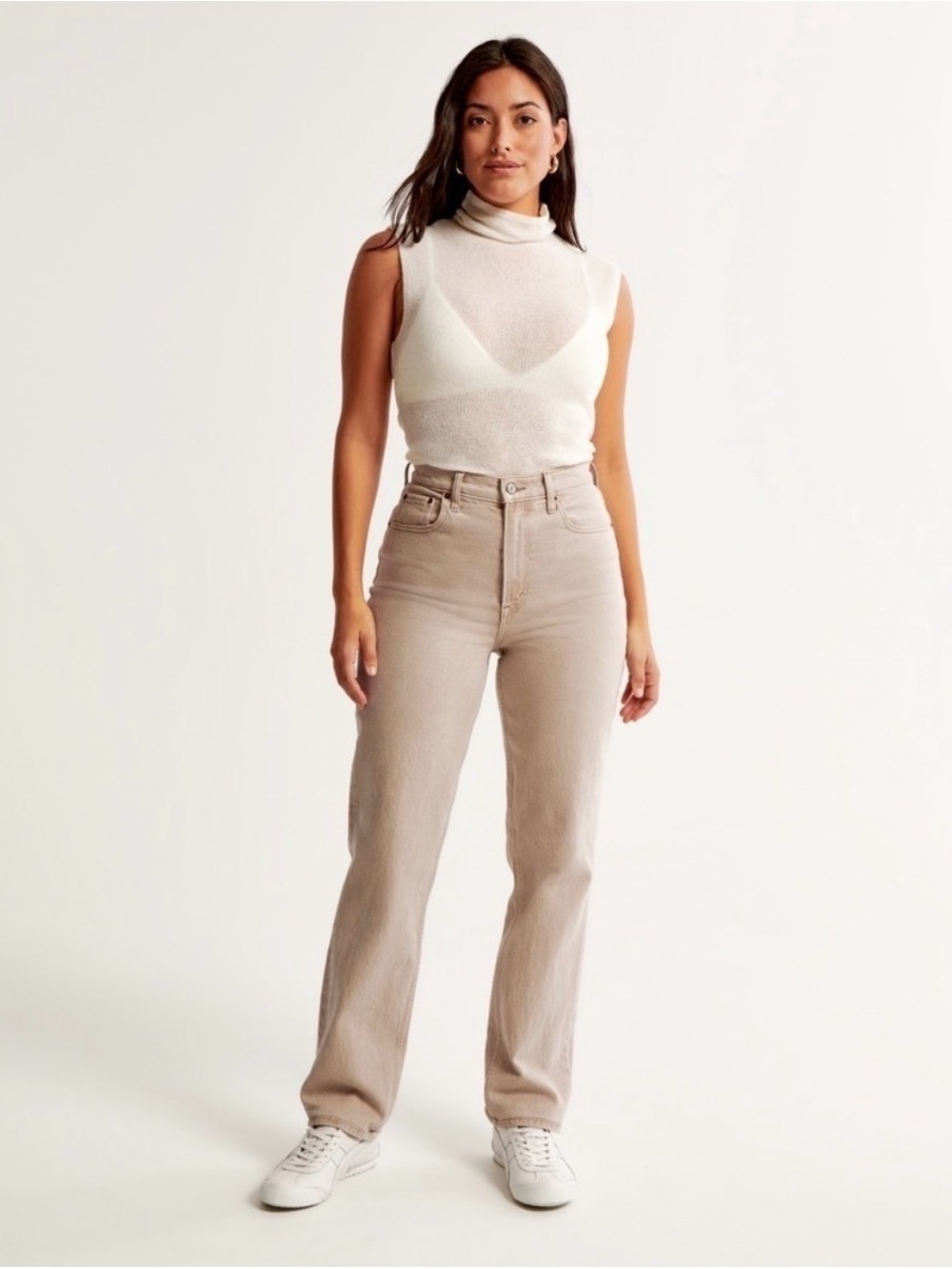 NWT - A&F - The ‘90s Straight Jean - Curve Love